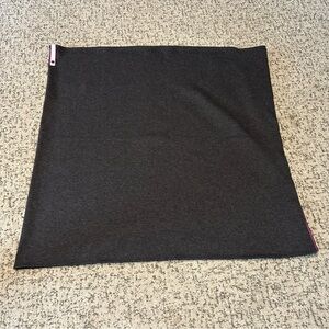 Lululemon Heathered Black Deep Coal Velour Vinyasa Scarf Wrap